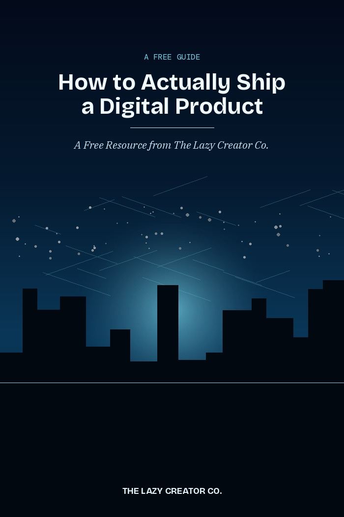 How to Actually Ship a Digital Product cover
