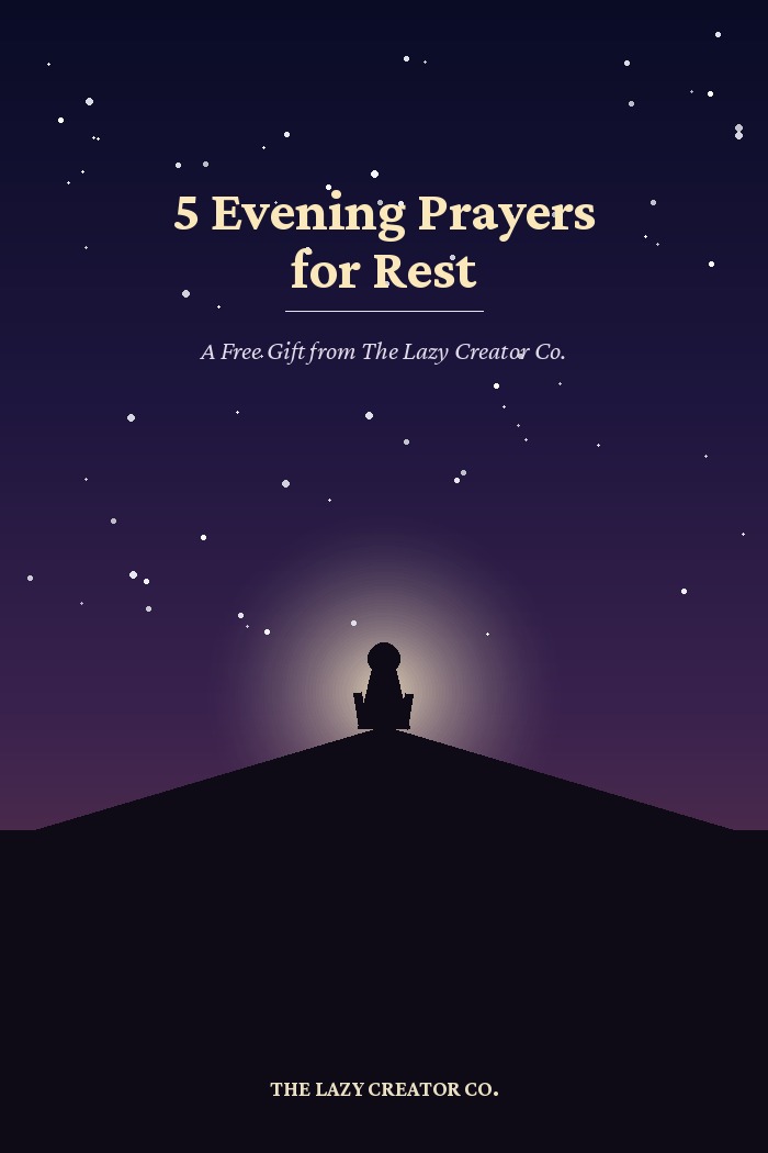 5 Evening Prayers for Rest cover