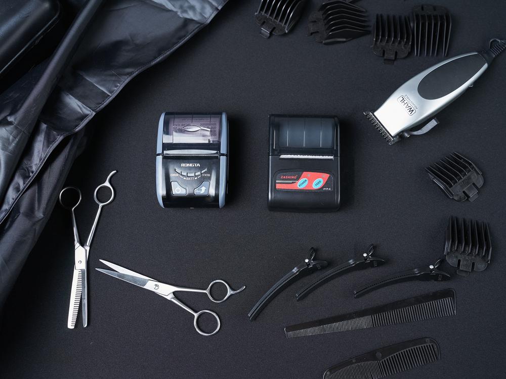 Stock photo of styling tools