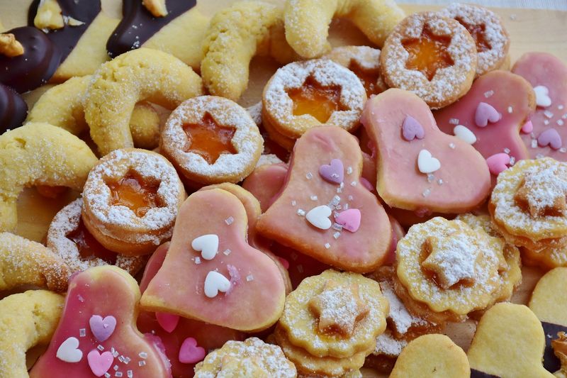 Assorted custom decorated sugar cookies