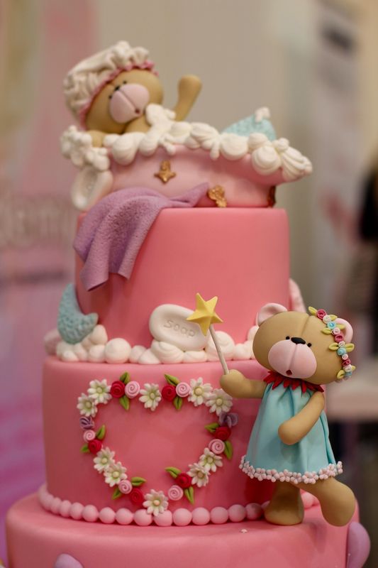 Custom tiered celebration cake